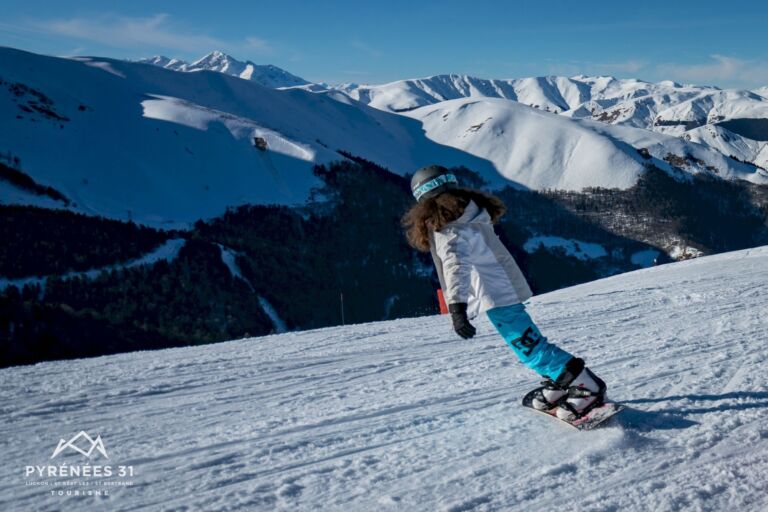 Snowboard - Station Luchon Superbagnères