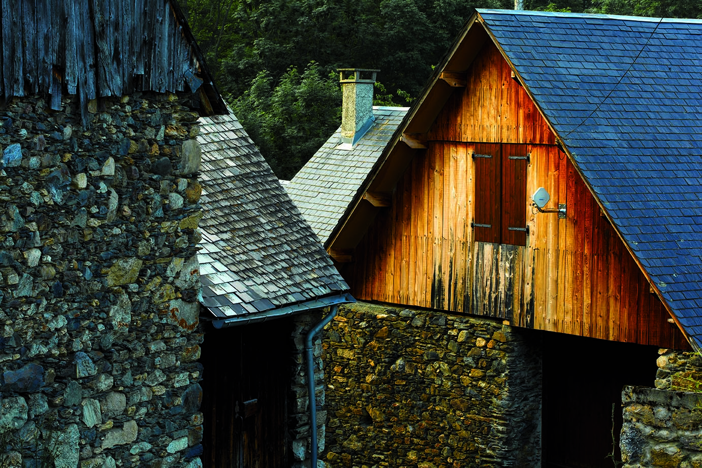 Village de Coustous dans la vallée d'Oueil