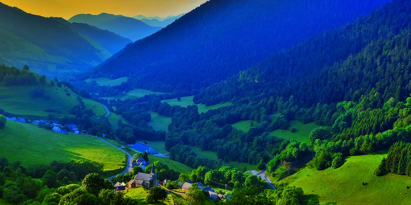 Eglise de Cires en vallée d'Oueil